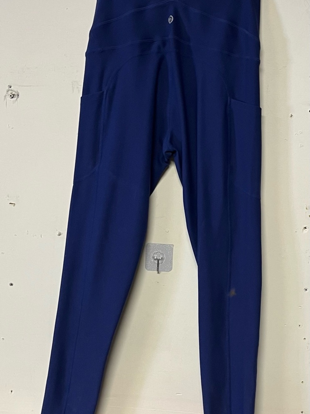 Bubblelime New Navy Athletic Leggings with Side Pockets size Small